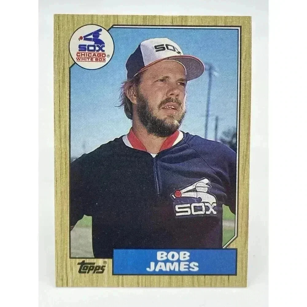 Bob James #342‎ Chicago White Sox Vintage 1987 Topps TCG MLB Mint